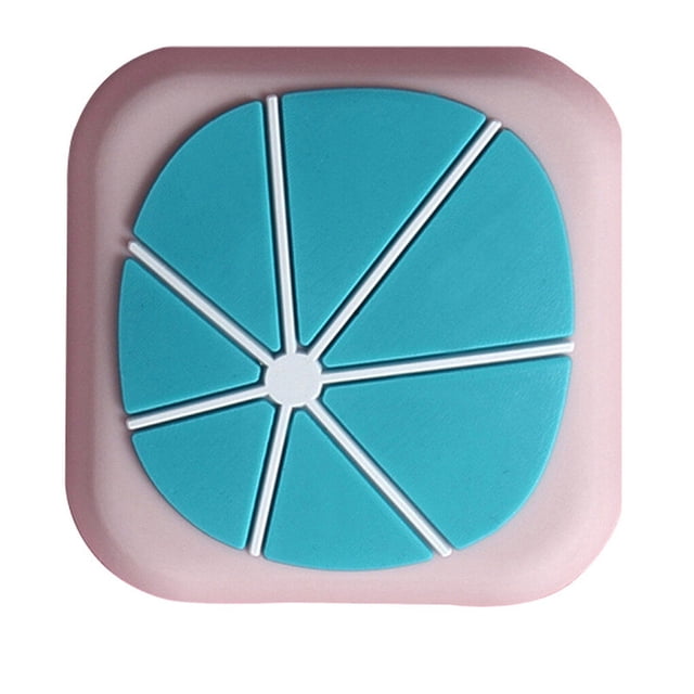 pitrice Silicone Crash Pad Cartoon Mute Thickened Wall Door Handle Anti-Collision Pad Protective Sticker Leaf
