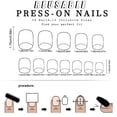 thumbnail image 2 of Halloween Faux Nails 24PCS Dark Cobweb Glittering Ghosty And Skeletons Easy Application For Parties, 2 of 8
