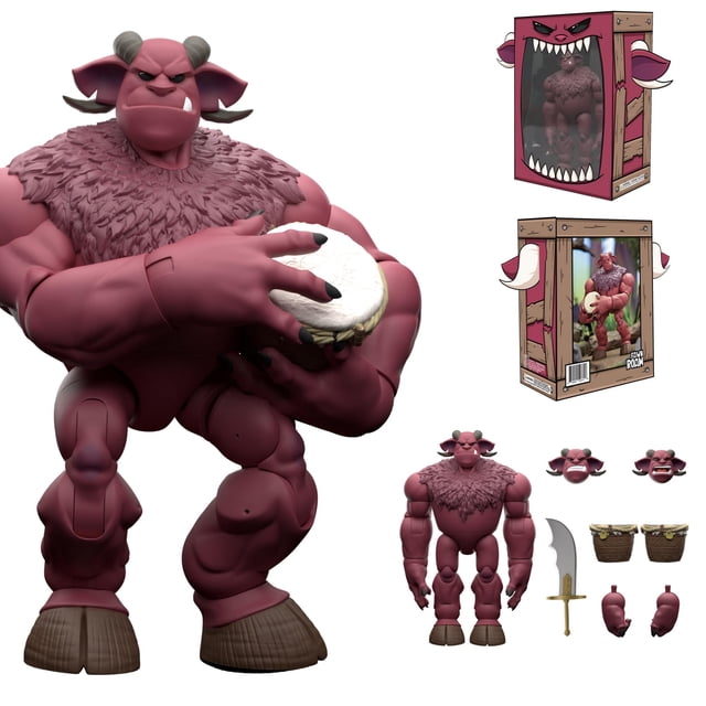 Figura de acción Plunderlings Plunderstrong Fawn Roam Berry a escala 1:12, coco solitario, 3 cabezas