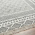thumbnail image 6 of BoutiqueRugs Hulda Bohemian, Transitional Area Rug - Lambswool, Dark Purple, Dark Gray - 5' x 7'6", 6 of 8