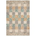 thumbnail image 2 of SAFAVIEH Aspen Peregrine Geometric Wool Area Rug, Blue/Gold, 5' x 8', 2 of 9