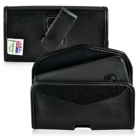 - Samsung Galaxy S7 Basic Holster Belt Clip Case Pouch Turtleback, in Leather and Nylon Made in USA