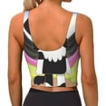 thumbnail image 3 of Lsque Bluey Printed Women'S Sports Bra, Compression, Moisture Wicking, High-Impact Sports Bra For Women,Supportive sports bra-XX-Large, 3 of 9
