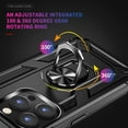 thumbnail image 4 of Phone Case for iPhone 14 Pro Max Case, Military Grade Protective iPhone 14 Pro Max Cases Cover with Ring Car Mount Kickstand for iPhone 14 Pro Max 6.7" - Black, 4 of 12
