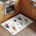 thumbnail image 2 of Diamond Entryway Rug 2'x3'&nbsp; Non Slip Front Door Mats, Modern Geometric Middle Century Grey Yellow Red Entrance Rugs Indoor Outdoor Carpet, Washable Floor Mats Small Area Rug for Bedroom Kitchen, 2 of 8