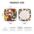 thumbnail image 6 of Balery Retro Floral Butterfly Stretch Couch Cushion Covers, Individual Sofa Cushion Covers, Soft Chair Sofa Seat Cushion Slipcover with Elastic Bottom Milk Silk-16.9in, 6 of 9