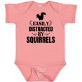thumbnail image 3 of Inktastic Easily Distracted by Squirrels Boys or Girls Baby Bodysuit, 3 of 5