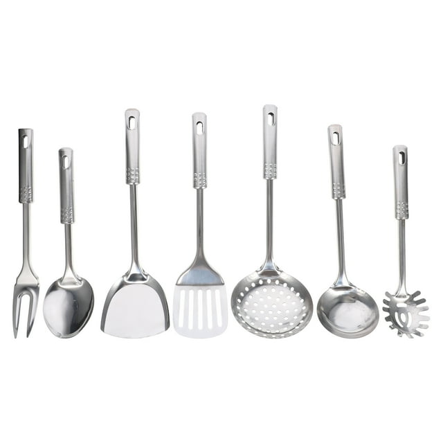 7pcs Stainless Steel Kitchen Utensil Kit Kitchenware Cooking Gadgets Tools