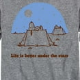 thumbnail image 3 of Peanuts - Life Is Better Under The Stars - Toddler And Youth Long Sleeve Graphic T-Shirt, 3 of 6