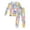 O-Light Blue, variant on Rhuody Easter Outfits For Girls Long Sleeve Sleepwear Cartoon Bunny Egg Prints Pajama Set Round Neck Top And Pants Trend Summer Clothing 4 Years Light Blue