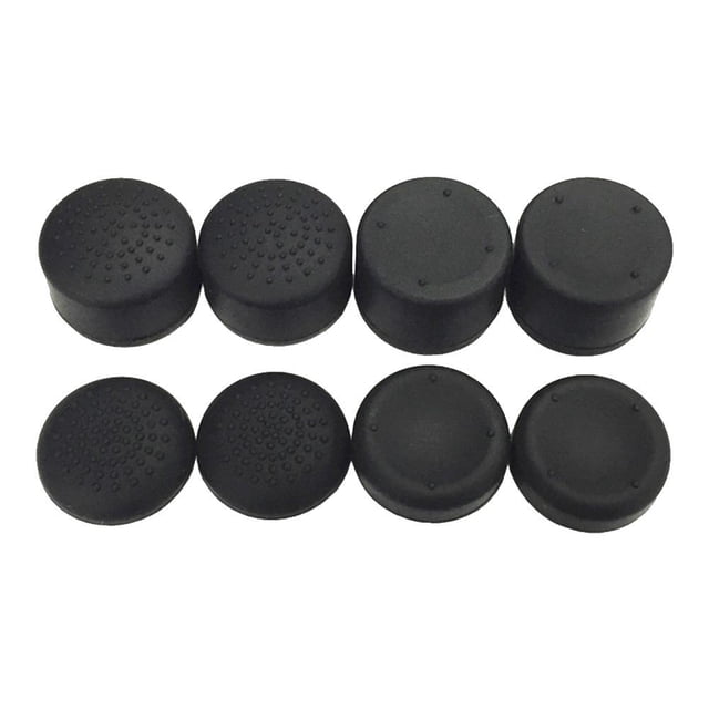 8 Uds controlador de juegos analógico Thumb Stick Grip Cap para PS5/PS3/Xbox 360 negro WDOplteas Para estrenar