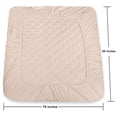 thumbnail image 4 of Funda de colchón Utopia Bedding acolchada, tamaño king, color beige, 4 of 7