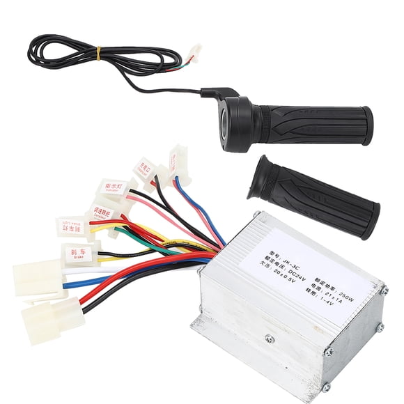 E-Bike Thumb Throttle Grip, Professional 24V Brush Controller, E-Bike Accessory For Electric Scooter