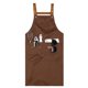 thumbnail image 1 of Delantal de cocina con bolsillo, diseño de correa ajustable, impermeable, antiincrustante, delantal de limpieza, delantal de cocina, suministros de cocina, 1 of 8