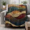 thumbnail image 2 of Vintage Green Blue Blanket Soft Cozy Warm Throw Blanket for Couch, Plush Fuzzy Flannel Fleece Blankets for Sofa, Farmhouse Retro Art Bed Blankets Lightweight Gifts for Women, 40"x50", 2 of 9