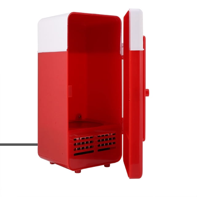 PC USB Mini, Refroidisseur/chauffe-Boisson pour Canettes Déguisé Réfrigérateur Frigo Mini Frigo Rouge