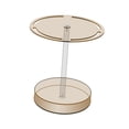 thumbnail image 4 of Soporte de exhibición Yuyangstore para gafas acrílico giratorio 360 grados transparente marrón claro, 4 of 8