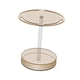 thumbnail image 4 of Soporte de exhibición Yuyangstore para gafas acrílico giratorio 360 grados transparente marrón claro, 4 of 8