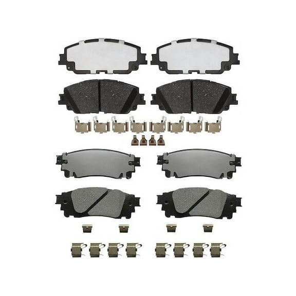 Brake Pad Set - Compatible with 2019 - 2021 Toyota RAV4 2020