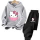 thumbnail image 3 of Ropa para niñas Conjuntos de ropa para niñas Conjuntos de sudaderas con capucha de Hello Kitty Ropa para niñas de 2 a 13 años Tops Trajes de camión Trajes deportivos Sudaderas con capucha, 3 of 5