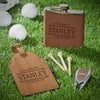 Stanford Personalized Golf Bag Tag Gift Set with Flask