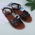 thumbnail image 1 of Sandalias de vestir cómodas con punta abierta zapatos de playa al aire libre sin cordones informales para mujer, 1 of 9
