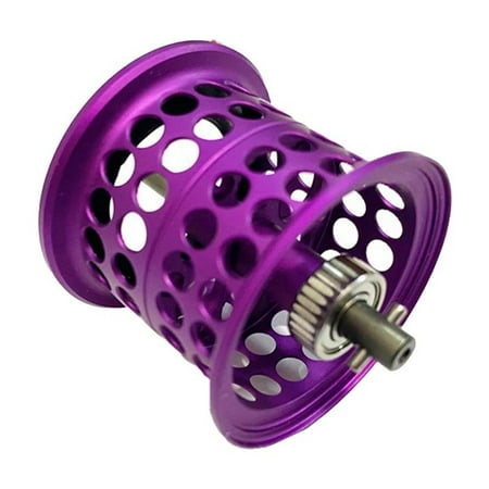 for Abu for Sx Diy Shallow Spool Casting Reel Spool 7.1G with Bearing Purple