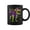 Black, variant on Mardi Grawr T Rex Dinosaur Jester Hat Mardi Beads Mardi Gras Coffee Mugs