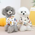 thumbnail image 2 of 2 Pieces Animal Printed Puppy Dog Shirts Pet Shirt Soft Breathable Pet T-Shirt Printed Pet Clothing for Dogs and Cats, 2 of 9