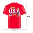 thumbnail image 3 of Plato Disney Mickey en Forma de Camiseta de Estados Unidos para Alimentos, 3 of 4