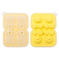 thumbnail image 1 of Food Grade Silicone Ice Cube Mould with 4 Grids and Fun Shapes for Easy Ice Making, 1 of 3