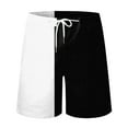 thumbnail image 3 of Vedolay Short Set For Men Casual Mens 2 Piece Outfits Casual Tracksuit Shorts Summer Oversize Short Sleeve Sport Set,White S, 3 of 5