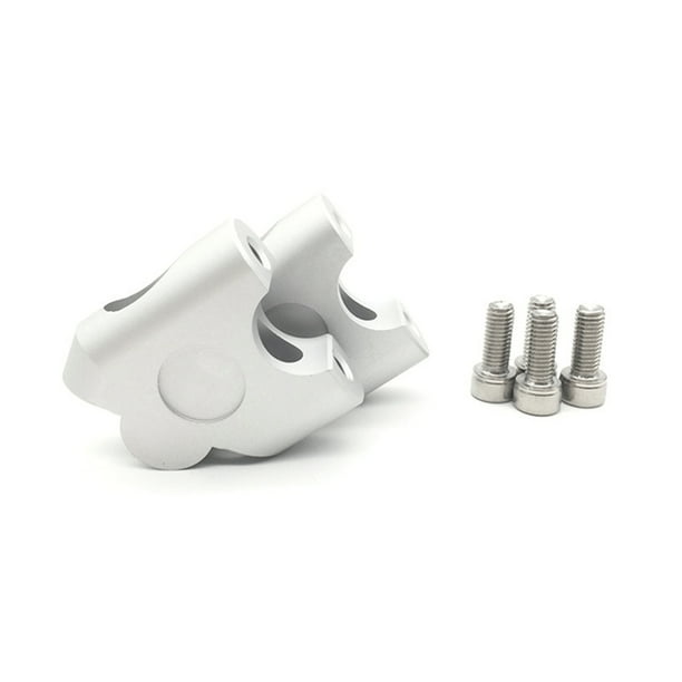 Advancent Accesorios para vehículos todoterreno, 2 uds., aluminio resistente, rendimiento fiable, que hace que el proceso de conducción sea Bicicletas eléctricas Plata 1
