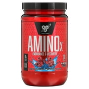 AminoX, Endurance & Recovery, Blue Raz, 15.3 oz (435 g), BSN