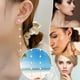 thumbnail image 2 of Pendientes largos con borlas de perlas Pendientes finos colgantes de oro con borlas de perlas elegantes Pendientes de boda Accesorios para mujer Joyas Pendientes para mujer, 2 of 7