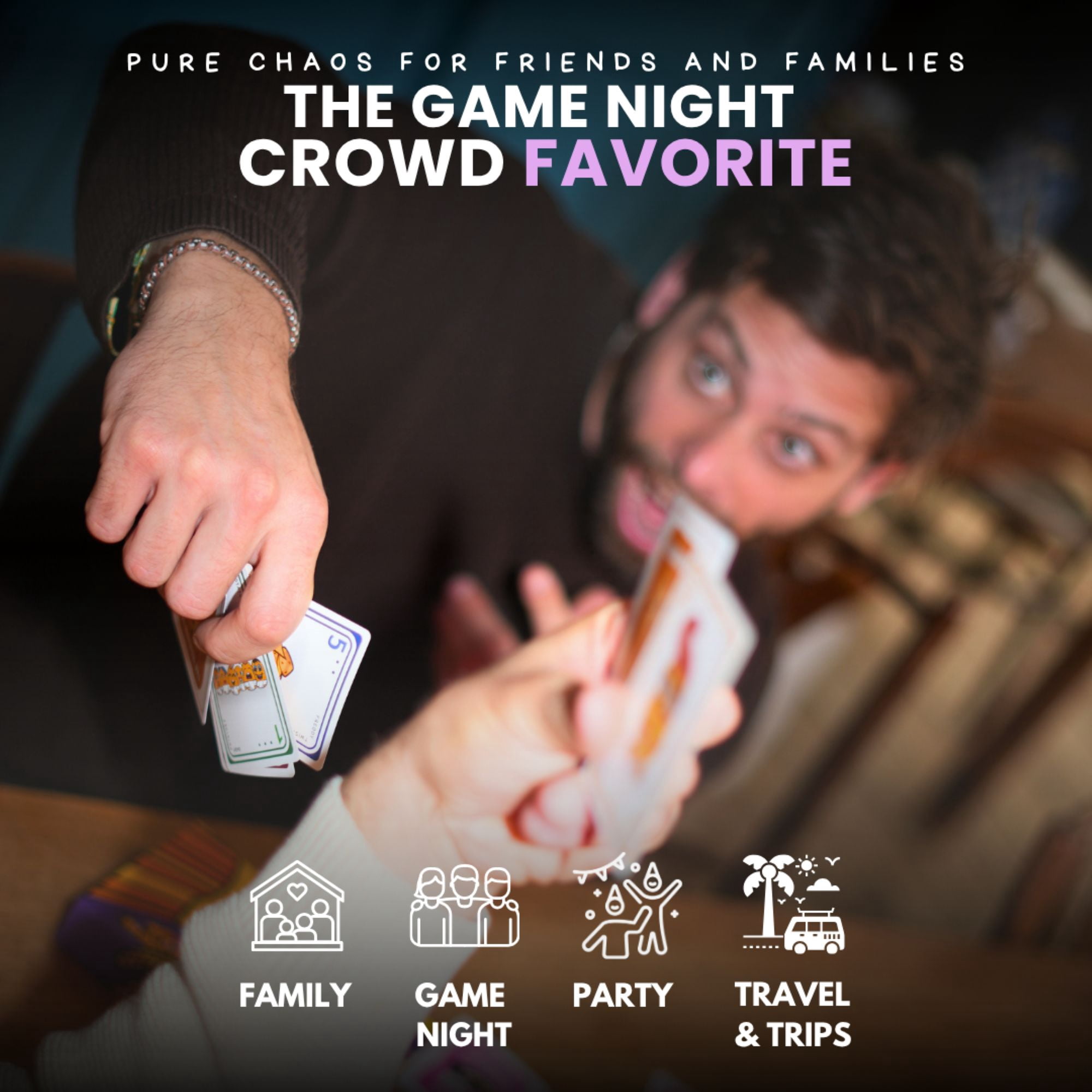 Fried Potatoes Deep Fried Edition Family Card Game for Ages 7+, from Asmodee
