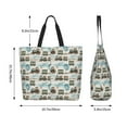 thumbnail image 5 of Yiaed Transport Train Print Handbag for Women Tote Purse Shoulder Bag Large Fashion Hobo Purse Handbag Shopping Tote, 5 of 5