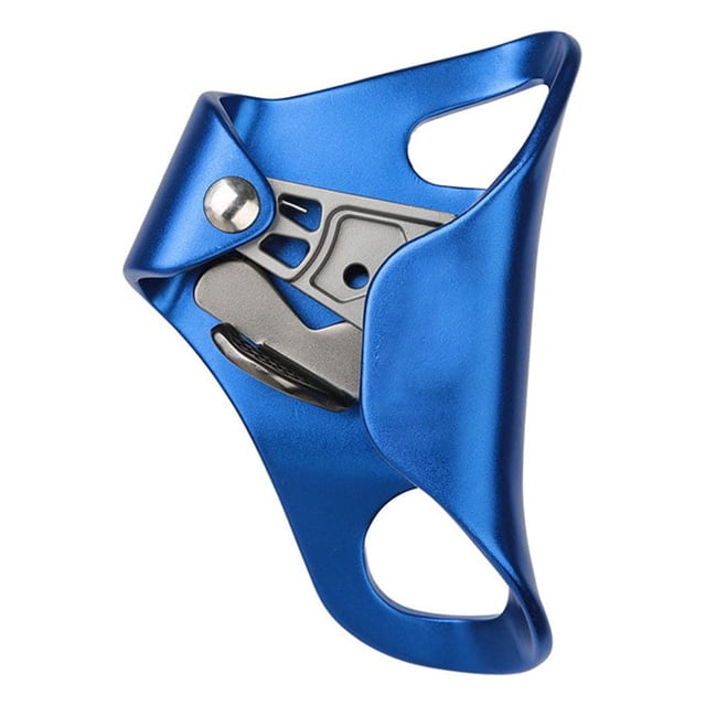 Soidarity Ascensor de cuerda de escalada, herramientas profesionales de fijación para deportes al aire libre, dispositivo de elevación, Escalada Azul