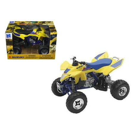Suzuki Quad Racer R450 Yellow/Blue ATV Motorcycle 1/12 Diecast Model by New
