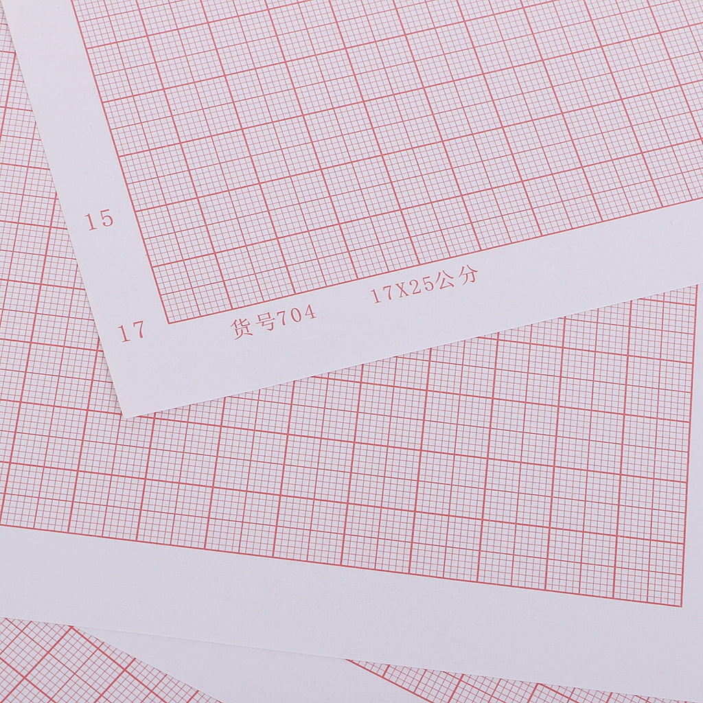 100 Pieces A4 Size Coordinate Paper Calculate Paper