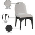 thumbnail image 2 of Meridian Furniture Waldorf Grey Chenille Fabric Dining Side Chair, 2 of 8