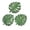 Green, variant on Green Coasters, Leaf Coasters, Monstera Leaves Coasters for Coffee Table, Green Wooden Cup Mats Set of 3