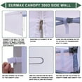 thumbnail image 5 of Eurmax Instant Sunwall for 10x20FT Pop up Canopy, 1 Pack Field Green Canopy Sidewall, 5 of 7