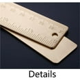 thumbnail image 5 of 12inches/30cm Brass Measuring Rulers, Dual Scales Drawing Ruler, Straight Edge Linear Measurement Ruler for Carpenters Architects, Gold, 5 of 9