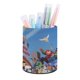 thumbnail image 1 of Disney's House of Mouse-theme Cylinder Pen Holder Pencil Organizer with Flannel Lining PVC Leather Material Cardboard Base for study work 10*8CM, 1 of 6