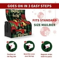 thumbnail image 5 of Christmas Winter Mailbox Covers Merry Christmas Checkered Mailbox Cover Green Buffalo Plaid Magnetic Mailbox Wraps Post Letter Box Cover 18X 21 for Garden Outdoor Decor, 5 of 6