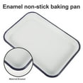 thumbnail image 2 of LEEYNEER Moule à Pâtisserie en Émail de Qualité Alimentaire Réutilisable Lavable Plateau de Four Résistant à l'Usure Fourniture de Cuisine, 2 of 6