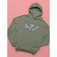 thumbnail image 3 of Buon Ferragosto Curvy Text Hoodie Women -Image by Shutterstock, Female 3X-Large, 3 of 4