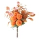 thumbnail image 2 of Adorno de flores artificiales, álbum de recortes ramo de bricolaje, flores falsas nórdicas, de referencia para naranja Macarena Ramo de novia, 2 of 8