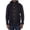 Bk, variant on XRAY JEANS Mens Knitted Two-Tone Hoodie Sweater with Metal Toggle and Sherpa Lined Hood Black